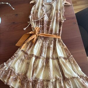 BERENICE Paris Paisley short sleeve dress